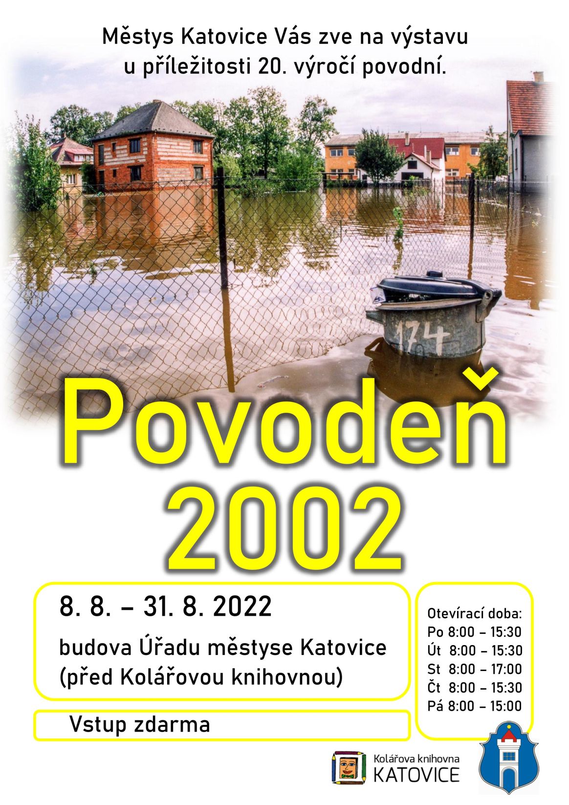 plakát povodně 2002