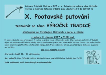X. Pootavské putování plakát